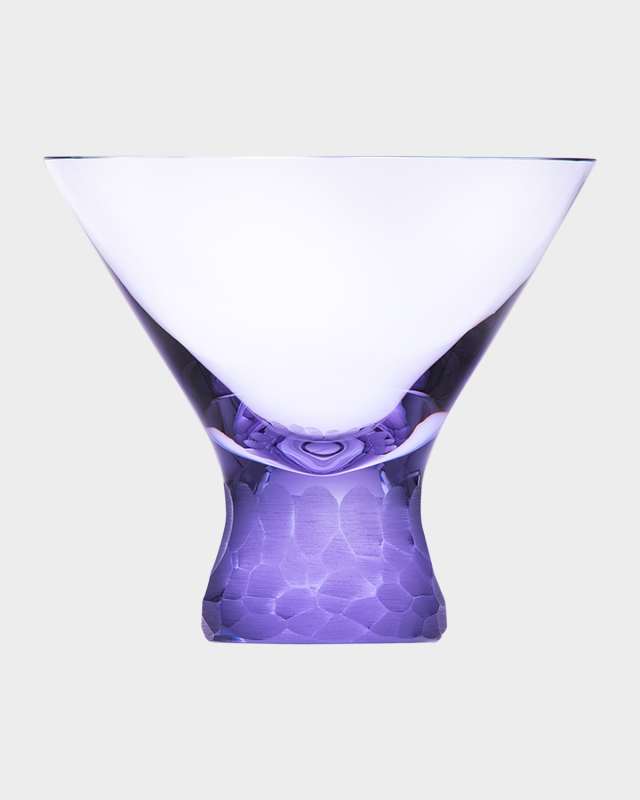 Pebbles Stemless Martini Glass - Alexandrite